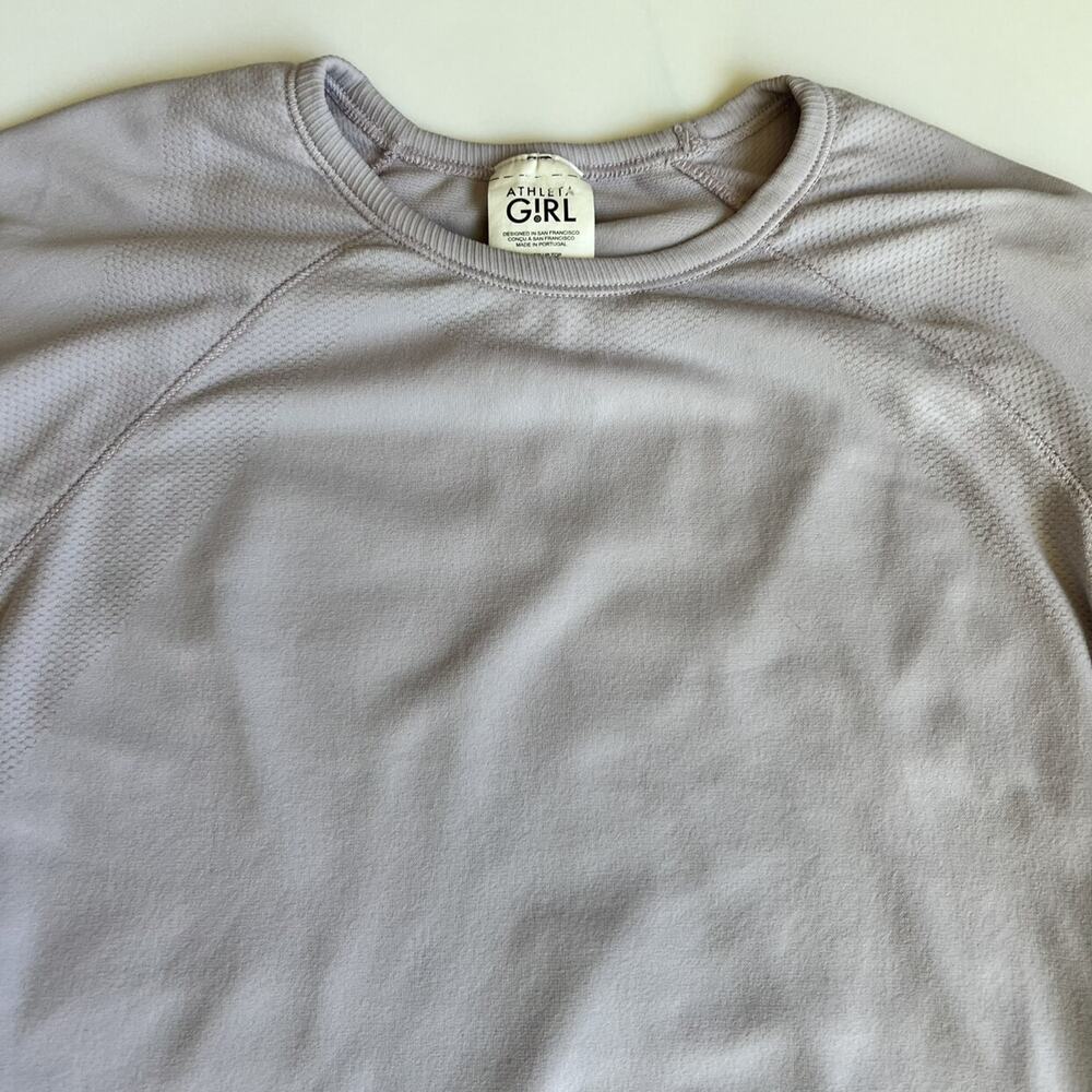 Athleta Girl Lavender Power Up Seamless Top XL 14 - Picture 6 of 7